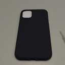 Miracase Designed for iPhone 11 Phone Case, with Screen Protector, Liquid Silicone Gel Rubber Full Body Drop Protection Shockproof Cover Phone Case for iPhone 11 6.1 inch, Black