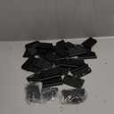 Nuk3y Residential 3 1/2" x 3 1/2" Ball Bearing Door Hinge 5/8 Radius (18 Pack, Matte Black)
