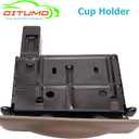 Upgraded Dashboard Cup Holder Compatible with 1999-2004 F250 F350 F450 F550 Super Duty, 2000-2004 Excursion, Heavy Duty Console Cup Holder Pebble Tan, YC3Z2513560CAB