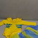 Newborn Baby Girl Halloween Outfit Flounder Costume Long Sleeve Romper with Tutu Skirt Infant Halloween Costumes (12-18 Months)