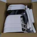 SetSail Toilet Brush Set, 3 Pack with Holder, White