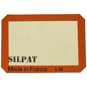 Silpat AE295205-01 Premium Non-Stick Silicone Baking Mat, 11-3/4-Inch x 8-1/4-Inch (1 pack) by Silpat