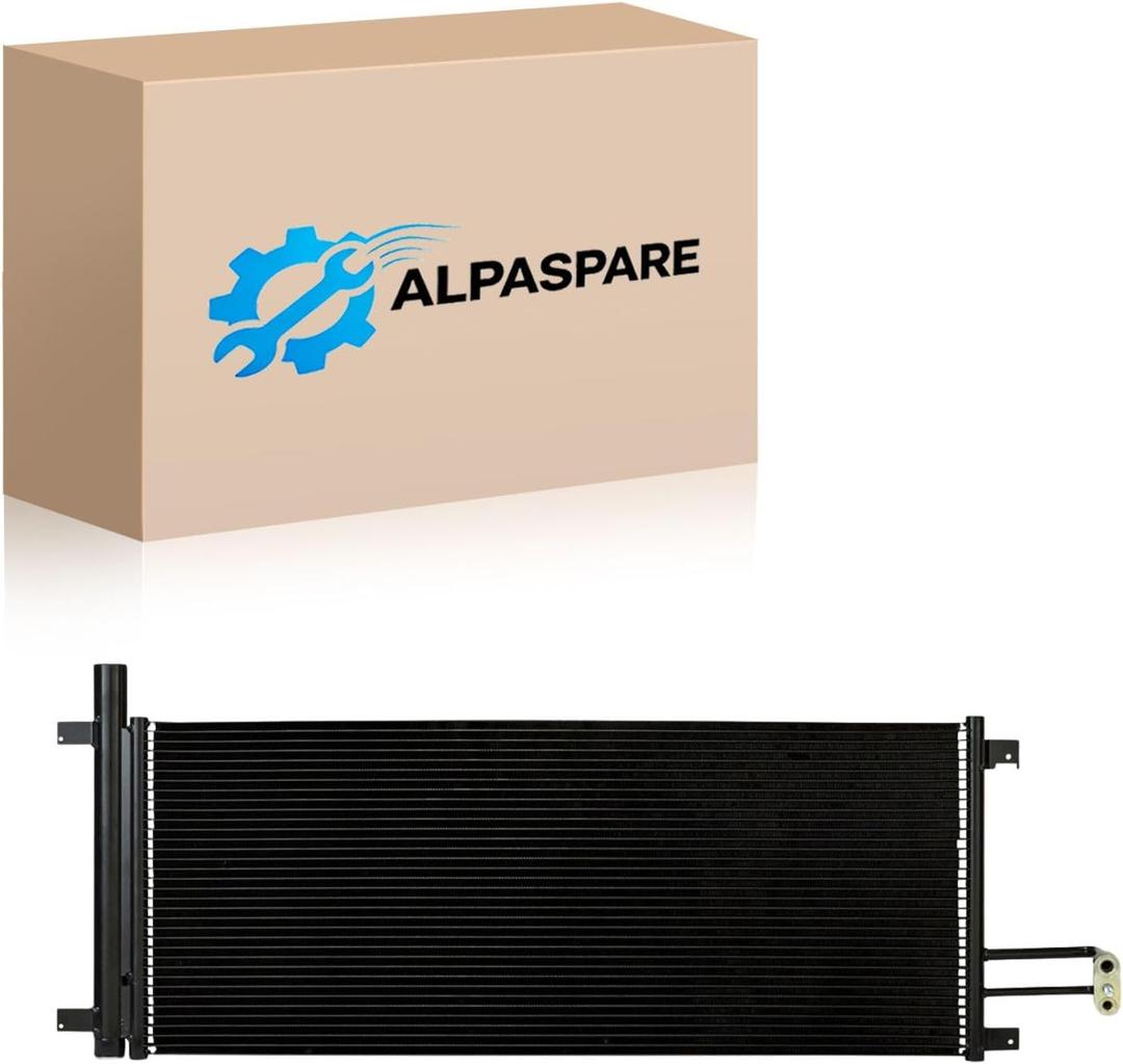 A/C Condenser Fits for Chevrolet Silverado 1500 2014-2018 | 4282 Air Conditioning Condenser for GMC Sierra 1500 2014-2018, Replace 20936312;20982844