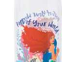 Silver Buffalo Disney The Little Mermaid Live Action Movie Ariel A Part of Your World Water Bottle With Screw-On Lid, 28 Ounces