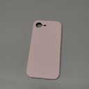 Vooii Compatible with iPhone 16e Case, Liquid Silicone Upgrade [Camera Protection] [Soft Anti-Scratch Microfiber Lining] Shockproof Phone Case for iPhone 16e 6.1 inch - Chalk Pink