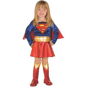 Rubies DC Comics Superheroes: Supergirl Costume Dress for Toddlers, Girl's Toddler, 12-24 Months