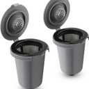 Reusable Filter Cup for Cuisinart, Gray (2 Pack)
