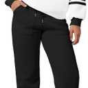 Herseas Women 2 Piece Outfits Sweatsuit Lounge Set Color Block Crewneck Pullover with Jogger Airport Tracksuit Matching Pants Set Black Small 4 6