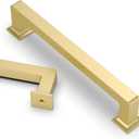 Asidrama 10 Pack 5 Inch(128mm) Gold Kitchen Cabinet Handles, Cabinet Pulls Kitchen Cabinet Hardware Cupboard Handles Drawer Pulls