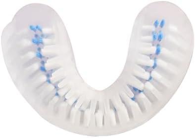 autobrush Double Sided U Shaped Nylon Brush Head Replacements - Adults and Kids Sizes (Kids, Ages 6-8)