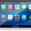 Carpuride W901 Pro Portable Carplay & Android Auto with Dula Bluetooth, 9 inch 1080P Touch Screen, Mirror Link/GPS/Siri/FM, Support Truck Dashboard Mounted