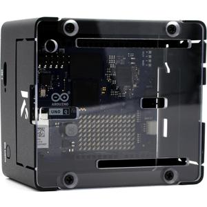 KKSB Case for Arduino Uno Q – Tall Aluminum & Steel Enclosure with Clear Polycarbonate Lid