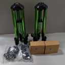 Sprinklers for Yard,Heavy-Duty Impact Sprinkler on Ground Plug Tripod Base, 360 Degree, 0-43 Feet Large Area Coverage Yard Sprinklers, Adjustable Height 16-37 Water Sprinkler for Lawn 2 Pack