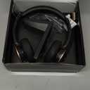 Earbay Wireless Headset, Bluetooth Headset with Microphone Noise Canceling & USB Dongle, Wireless Headphones with Mic Mute/Charge Dock for PC Computer Phone Work Office Meetings Call Teams (Black Gold)