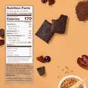 Natures Bakery Double Chocolate Brownie Bars, Whole Grains, Dates, and Cocoa, Plant Based, Dairy-Free, Snack Bar, Box of 12 twin packs