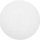 MECCANIXITY 5pcs 9" Plastic Mesh Canvas Sheet 13 Count Round Needlepoint Blank Canvas for Embroidery Knit Crochet Acrylic Yarn Crafting, White 1 Is Smaller