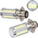 2pcs PX15D P15D 33 SMD H6M LED Ba20d 5630 33 LED Fog Light Lamp Auto Motorcycle/Motor Bike/Vehicle Bulbs High/Low Beam Bulb 12V Replacement For Compatible with Multiple Devices OEM