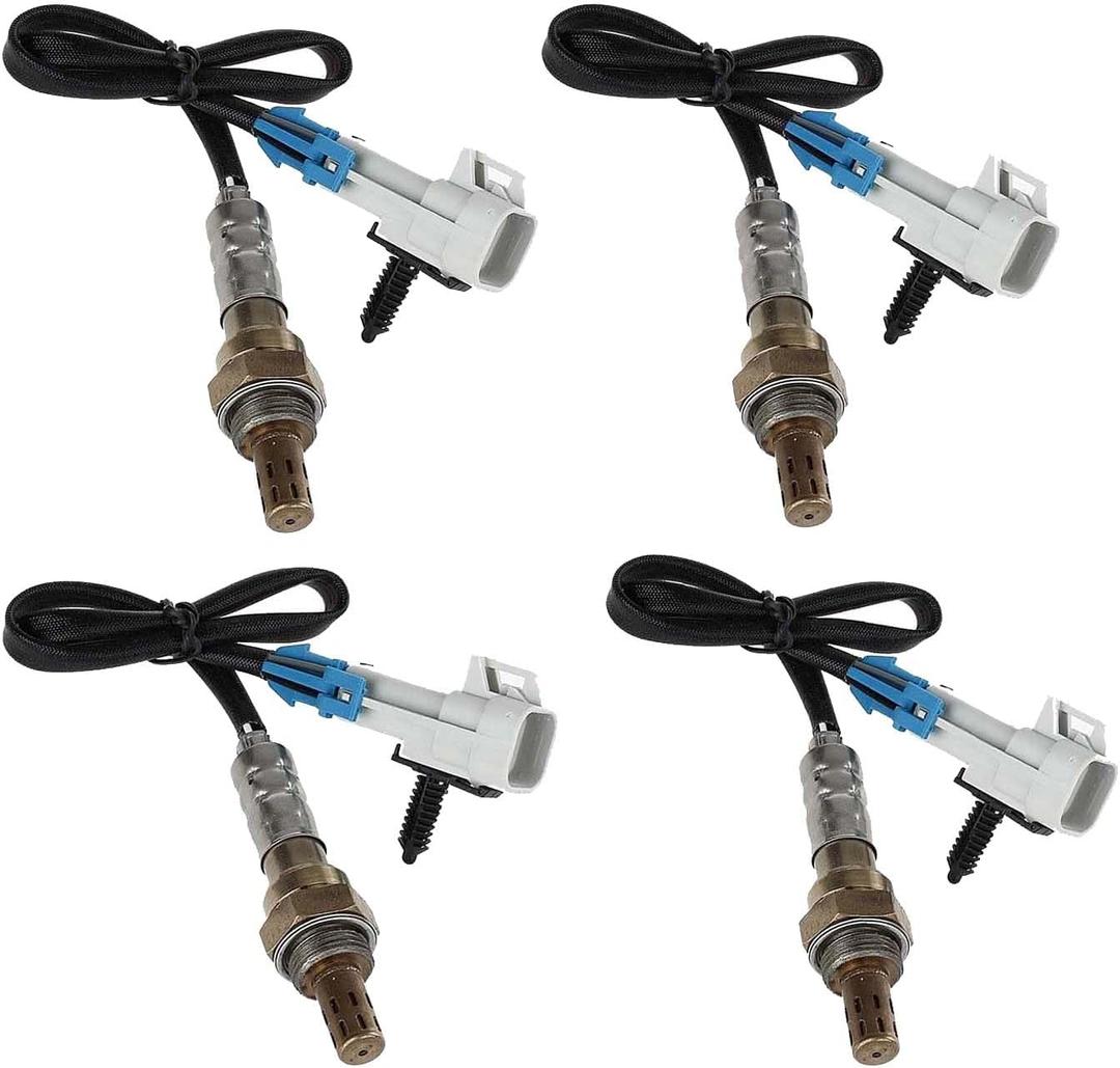 234-4668 4pcs Upstream Downstream Sensors O2 Oxygen Sensor Compatible with 2005 2004 2003 Chevy Avalanche Silverado Suburban 1500 Escalade Tahoe GMC Sierra 1500 Yukon XL 1500 5.3L 02 Sensor