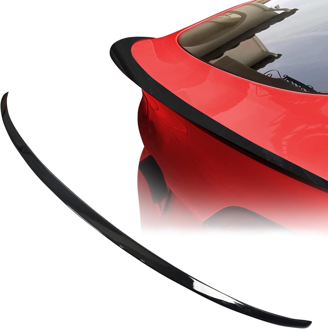 Compatible with Tesla Model Y Rear Spoiler Wing Replacement for Model Y 2020 2021 2022 2023 2024 Rear Trunk Lip Tail Lid Accessories ABS Strong Adhesive Glossy Black