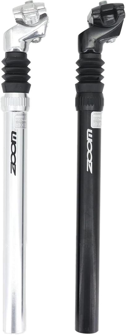 DJC Bike Suspension Seatpost Shock Absorber Damper Rubber Seat Post 25.4 27.2 28.6 30.4 30.9 31.6 mm Lightweight Aluminum (30.4mm(by shim adapter))