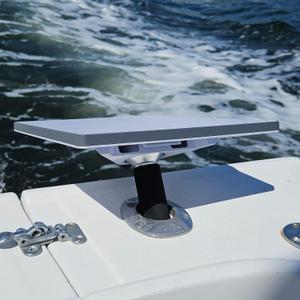 Marine-Grade Rod Holder Mount for Starlink Mini Antenna - Flat Dish Base Perfect for Boats, Yachts, Sailboats, and Trawlers and RV's (SLM-Rod-MNT)