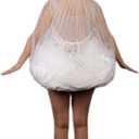Bridal Wedding Dress Petticoat Underskirt Save You From Toilet Water Wedding Accessories 111 Ivory (White)