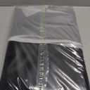 Horbaunal 100 Pack Satin Napkins 17" x 17" Square Dinner Napkins with Floral Edges, Soft Cloth Napkins for Parties, Weddings, Events, Black