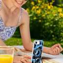 Loheckle for iPhone 17e/16e Case with Stand- Compatible with MagSafe Women Girls Cute Clear Girly Aesthetic Unique Design Soft TPU Magnetic Ring Phone Cover for Apple 17e/16e, Blue Cat