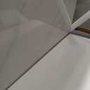 White Marble Coffee Table,Rectangle Modern Table with Sintered Stone Top and Black Metal Legs, 40 Inch Center Table for Living Room Apartment