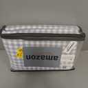 Nayoroom Gingham Duvet Cover King Size Blue White Plaid Checkered Comforter Cover 3 Pcs Soft Breathable Washed Microfiber Grid Farmhouse Bedding Set with Pillow Shams