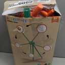 Kids Shooting Target for Nerf Gun Party - Moving Rotating Shooting Practice Game for Boys 8-12 5-7, Outdoor Indoor Large Spinning Windmill Target for Blaster, Toy Gun Accessories