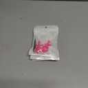 4 x 2pcs Replacement Stopper with 4pcs Seal O-Ring Gasket for Thermos Funtainer 16oz Stainless Steel Vacuum Insulated Bottle, Flower Silicone Lid Plug with Gasket & Tweezers (Transparent)