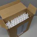 Reginary 36 Pieces Flameless Taper Candles 10 Inch Battery Operated LED Taper Flameless LED Candlesticks Flickering Window Candles for Christmas Home Wedding Decor(White)