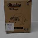 Niceday Steppers for Exercise, Stair Stepper with Resistance Bands, Mini Stepper with 300LBS Loading Capacity, Hydraulic Fitness Stepper with LCD Monitor