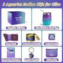 Aquarius Birthday Gifts for Women Zodiac Gift Basket Sets for Best friend, Mom, Sister, Wife, Unique Birthday Gift Ideas for Women