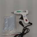 Mini Hot Glue Gun with 30 Glue Sticks, Fast Heating Hot Melt Gun, 20W Glue Gun Kit, Lightweight Craft Gun for DIY, Home Repairs, Kids' School Projects, White (White-new Packaging)