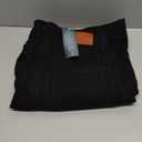 luvamia Wide Leg Jeans for Women Trendy High Waisted Flare Jeans Cropped Denim Pants Stretchy Baggy with Patch Pockets (Medium, True Black)