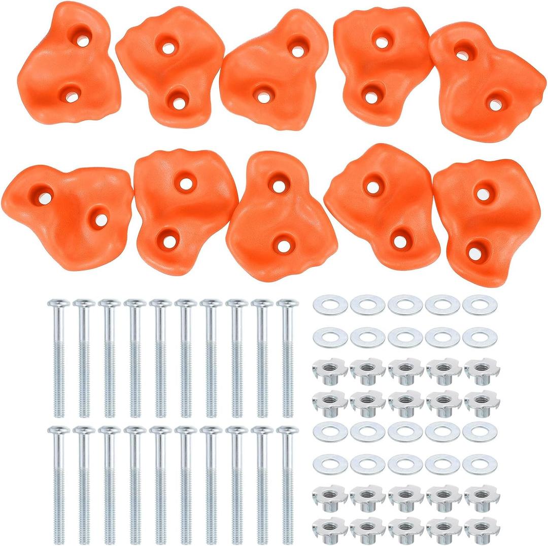 PATIKIL Rock Climbing Holds, Climbing Rock Wall Grips Play Set