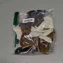 15 Pcs Velvet Bows for Christmas Tree - 6 Inch Vintage Velvet Ribbon Christmas Bows for Gift Wrapping Xmas Tree Topper Bow Ornaments for Garland Wreath Bows Decor (Cream,Brown)