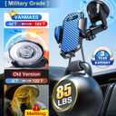 VANMASS Phone Holders for Your Car 2026 Ultimate Phone Mount Military-Grade Windshield Dashboard VentNewest Best Strongest Cell Phone Car Mount for iPhone 16 Pro Max 15 Samsung Android,Blue