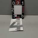 QT Modern House Number - EXTRA LARGE 10 Inch - Brushed Stainless Steel (Number 4 Four), Floating Appearance, Easy to install and made of solid 304
