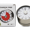 Premium Mechanical Time, Silver And Black