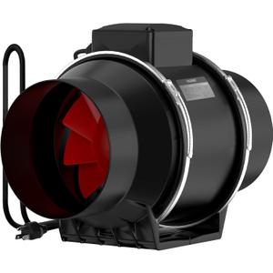 FASDUNT 6 Inch Inline Duct Fan with EC Motor - High-Performance 45W, 2600rpm Speed, 430 CFM Airflow for Optimal Ventilation in Bathrooms, Kitchens & Grow Tent, 3D Printer (Black)