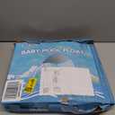 LAYCOL Baby Swimming Float Inflatable Baby Pool Float Ring with Sun Protection Canopy,add Tail no flip Over for Age of 3-36 Months (Small, Blue)