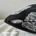 FUTEI Fall Pumpkins Throw Pillow Covers 18x18 Inch Set of 2,Soft Faux Cashmere Cushion Case for Autumn Thanksgiving Holiday Home Decorations