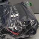 RAINSMORE Padded Car Seat Travel Bag for Airplane Heavy Duty Car Seat Backpack for Air Travel Baby Carseat Cover Bags for Airport Large Car Seats Carrier Fits Car Seats & Booster Seats, Black