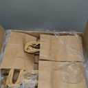 baxwel Paper Gift Bags Bulk of 5.9x3.15x8.25 210 Pcs, Brown Kraft Paper Bags with Handles for Small Business, Heavy Duty Bulk, for Birthday Party Favors, Shopping, Retail