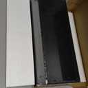 Toilet Tank Tray for Modern Black Bathroom Decor Set of 2 Toilet Tank Topper Paper Storage Decorative Organizer Box Wood Vanity Tray for Counter Decor Dresser Tops 15" x 6" x 2" (Black)