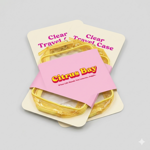 Clear Travel Case 2 Pack