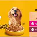 Pedigree Chopped Ground Dinner Wet Dog Food Filet Mignon & Beef Variety Pack, 13.2 oz. Cans (12 Count, Pack of 1), BB: 05/2027